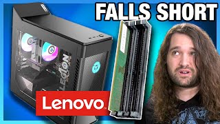 Wasted Potential Lenovo Legion 5i PreBuilt 1050 Gaming PC Review amp Benchmarks [upl. by Ydnolem]