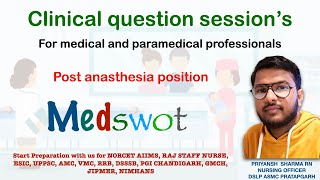 Question sessions post spinal anaesthesia [upl. by Cary]