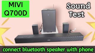 Mivi Fort Q700D 51 cha how to connect mivi bluetooth speaker with phone [upl. by Mila840]