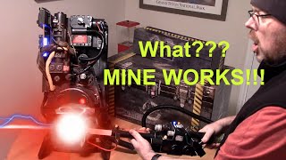 Ghostbusters Proton Pack Unboxing and First Use from HASLAB [upl. by Olumor]