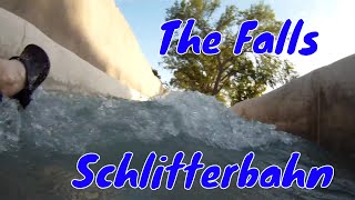 GoPro Schlitterbahn The Falls part 2 more rapids section HD waterslide Cedar Fair [upl. by Dnalkrik663]