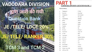 Question Bank Published by BRC Divprepration for JE tele Ldce 20℅and Ranker 30TCM2amp3howusetech [upl. by Mano689]