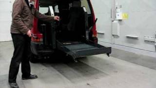 Ricon K1200 Wheelchair Lift in VW T4 [upl. by Annyl]