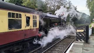 Repton 926 departing Goathland [upl. by Bunker]