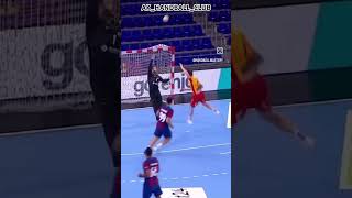 Best goalkeeper save in handball 💫🥅 handballgoalkeeper handball trending bestofhandball sports [upl. by Rania]