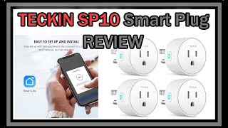 Teckin SP10 Smart Plug Outlet FULL REVIEW Showing Manual Instructions and Smart Life App SetUP [upl. by Rafaj]