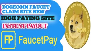 Unlimited Doge Coin Faucet Claim Site [upl. by Trevlac88]