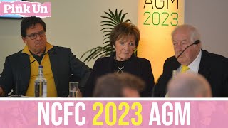 Norwich City AGM 2023  Delia Smith Michael Wynn Jones and Mark Attanasio Reaction  The Pink Un [upl. by Naes479]