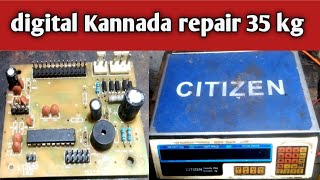 digital Kannada repair 35 kg40kg Computer weighing scale repair iqbal tech tv [upl. by Bina989]