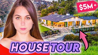 Riley Reid  House Tour  48 Million New Pasadena Mansion amp More [upl. by Edlun]