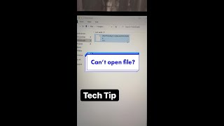 Cant open file Heres how to fix it [upl. by Roi]