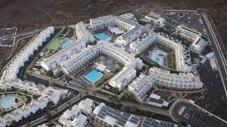 Bird´s eye view of Hotel Æquora Lanzarote Suites [upl. by Annhoj]