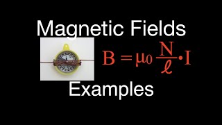 Magnetism 6 of 13 Magnetic Field of a Coil Example Calculations [upl. by Evelina]