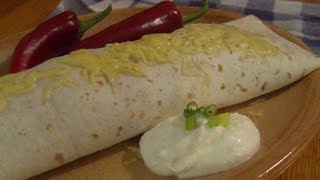 Burrito mit Bohnen und Gehacktem how to Video Rezept littleGasthaus Deutsch [upl. by Kelda]