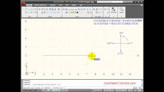 AutoCAD Tutorial  Using Direct Distance Entry [upl. by Alysia]