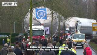 Schwertransport in Lingen [upl. by Ulla]