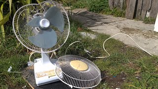 Smash Old Goldair Desk Fan [upl. by Cousins450]