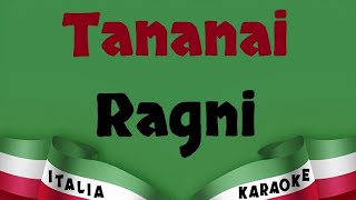 Tananai  Ragni Karaoke Versione Italia Karaoke [upl. by Eivets418]