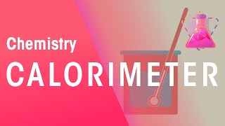 Calorimeter  Reactions  Chemistry  FuseSchool [upl. by Akcebar]