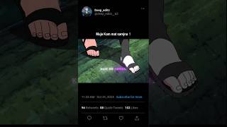 Muja kam mat samjna ☠️  1080P edit animeedit anime naruto narutoshippuden sasuke obito [upl. by Aivon]