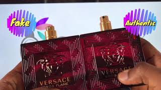 Versace Eros Flame FAKE vs Authentic  Lets talk fragrance [upl. by Ariana]