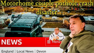 Cofton Dawlish Campsite Pothole Crash Disaster [upl. by Lincoln]