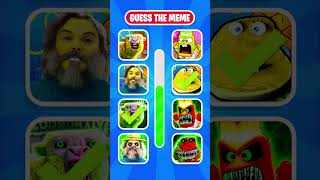 Guess Meme Song Famous Meme Sing Spongebob  Zoonomaly Theme meme spongebob shorts [upl. by Crelin]