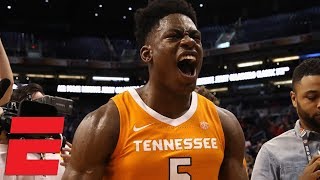 Tennessee upsets No 1 Gonzaga  College Basketball Highlights [upl. by Amorita734]