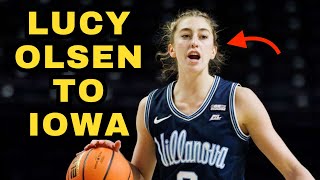 🚨Iowa Lands HUGE Transfer Lucy Olsen 1 Guard In Portal [upl. by Eilyah]