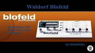 Waldorf Blofeld automations with VST Blofeld Virtual Editor Softknobs [upl. by Stiles]