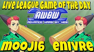 AWBW Live Game of the day  Ep 71  Mooji6 vs enivre [upl. by Herve]