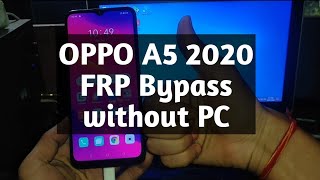 OPPO A5 2020 CPH1933 FRP BYPASS WITHOUT PC  mobile Garage [upl. by Hamrnand]