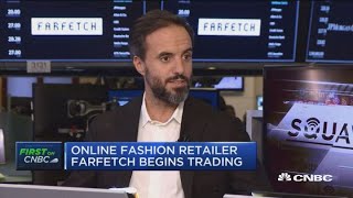 Farfetch CEO on IPO and luxury online marketplace [upl. by Rebe]