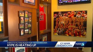 Iowa State fans readying for CyHawk showdown this weekend [upl. by Leugim]