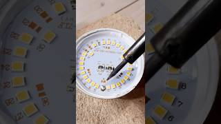 Led Bulb repair led Fused Solution led bulb solution vlog minivlog easy money learning 1k [upl. by Haiasi139]