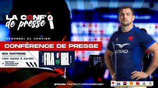 XV de France masculin  Annonce de la composition pour lIrlande [upl. by Paulo]