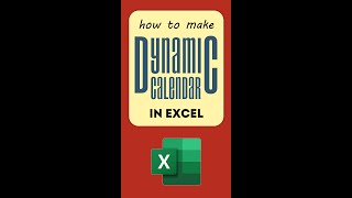 Excel Pro Trick Make Dynamic Calendar quickly with Excel SEQUENCE Function and Excel DATE Formula [upl. by Dyl]