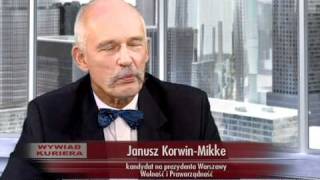 Janusz KorwinMikke  Telewizyjny Kurier Warszawski [upl. by Quintin]