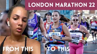 How I trained for the London Marathon in 16 weeks  From NO running to running a marathon [upl. by Mirella878]