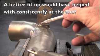 TIG WELDING 101 TIG WELDING STAINLESS STEEL EXHAUST TIPS AND TRICKS HOW TO WELD LONGEVITY TIGWELD [upl. by Asert]