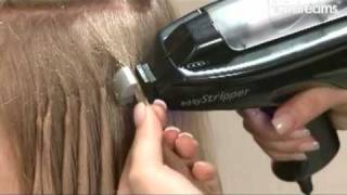 Retire las extensiones de la manera más facil nunca vista  Hairdreams easyStripper [upl. by Enobe830]