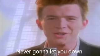 Never Gonna Give You Up Lyrics  Rick Astley [upl. by Gnilrets]