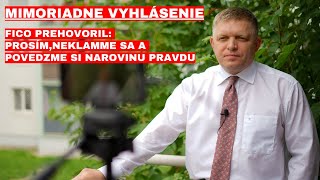 Fico prehovoril Prosím neklamme sa a povedzme si narovinu pravdu [upl. by Vogel]