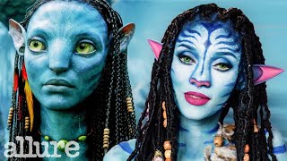 Avatar Makeup Tutorial  Step by Step  Cosplay Makeup Look  Allure [upl. by Ecneralc]