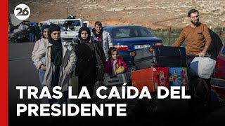 MEDIO ORIENTE  Los sirios en el Líbano comienzan el viaje de regreso a sus hogares [upl. by Wanids]