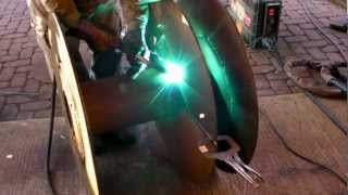 Anchor Winch Rebuild  Part 2  MIG Brazing [upl. by Gobert16]