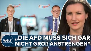 MEHR STIMMEN FÜR DIE AFD Darum würden immer mehr Bürger die rechtspopulistische Partei wählen [upl. by Sadoc]