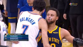 INSANE GAME Golden State Warriors vs Oklahoma City Thunder Final Minutes amp OT 202324 NBA Season [upl. by Aileda634]