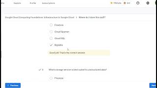 Infrastructure in Google Cloud  Where do I store this stuff  QUIZ SOLUTION [upl. by Lon]