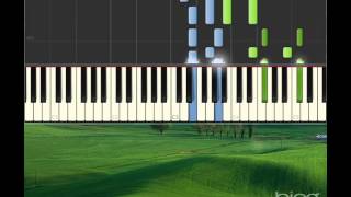 Pezzo Ostinato Piano tutorial by Synthesia [upl. by Yellhsa]